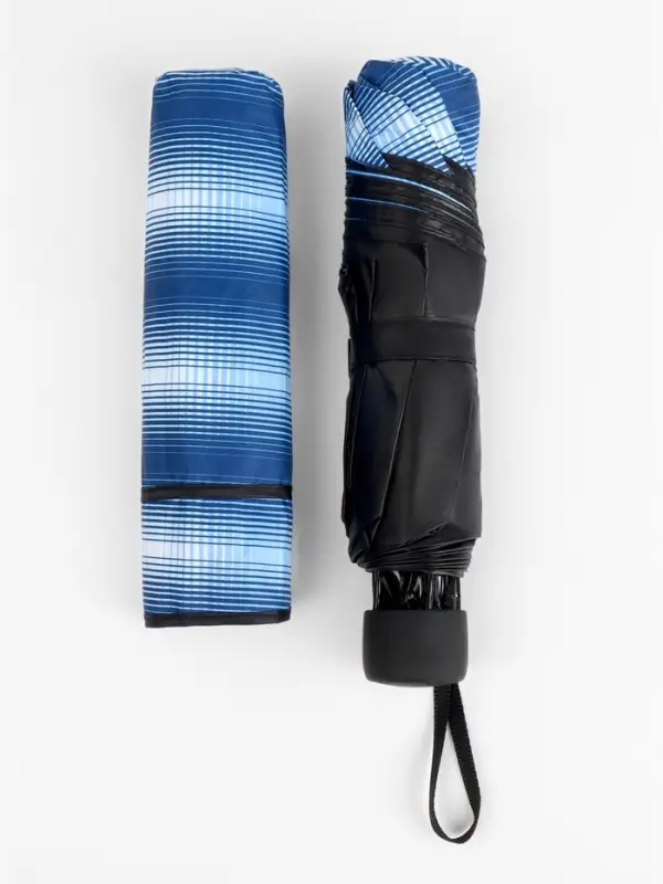 Зонт механический &laquo;Иллюзия&raquo;, эпонж, 4 сложения, 8 спиц, R=48/55 см, d=96 см, МИКС