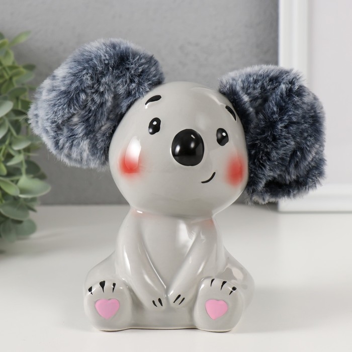 Копилка керамика Копилка керамика "Милая коала" 14х10х15 см