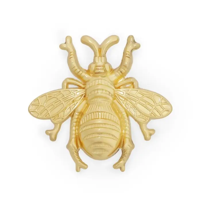 Ручка-кнопка CAPPIO PRO &laquo;Жук&raquo; 59&times;56 мм, цвет золото