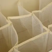 Органайзер для обуви,12 ячеек, 43&times;30&times;30 см, полиэстер, ПВХ, молочный
