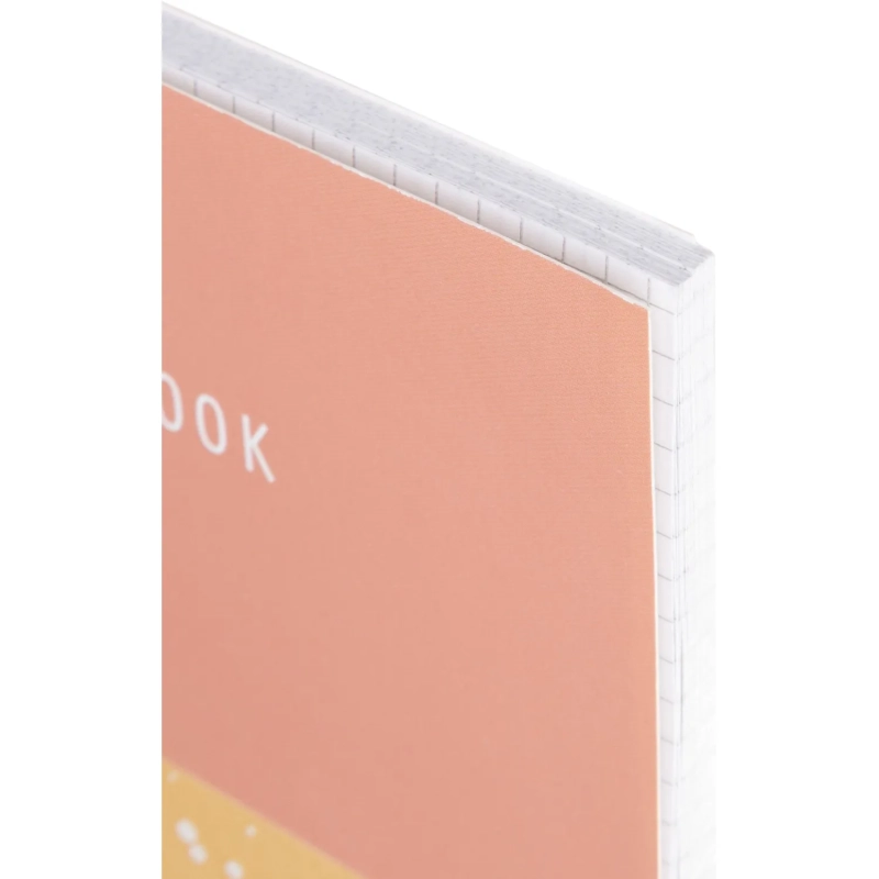 Бизнес-тетрадь Flakes pink обложка УФ лак, спираль, А5, 48л, клетка