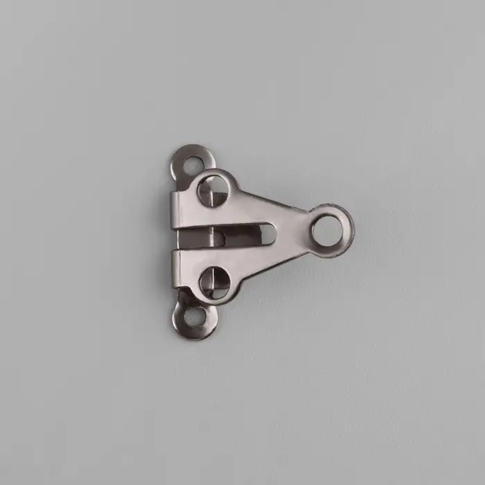 Крючок для брюк и юбок, медь, 2×2 см, 2 шт., цвет чёрный никель Крючок для брюк и юбок, медь, 2×2 см, 2 шт., цвет чёрный никель