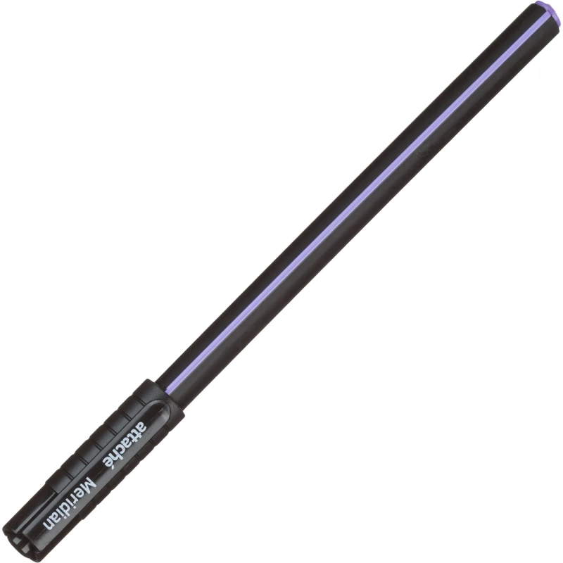 Ручка шариковая неавтомат. Attache Meridian, 0,35мм,масл,черн-фиол.к