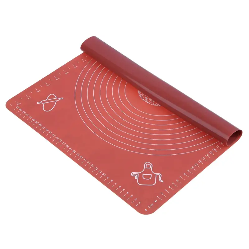 VETTA Коврик силиконовый для раскатки теста с принтом, 50х40см, 3 цвета