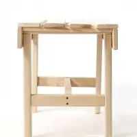 Лавка деревянная для дачи и бани, 120&times;40&times;41 см, из наличника