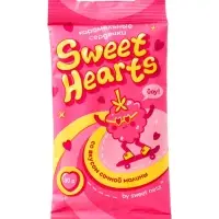 Леденец фигурный Sweet Ness флоу-пак Sweet Hearts, со вкусом малины, 30 г