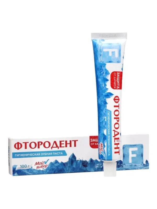 Зубная паста Семейная традиция &laquo;Фтородент&raquo; двойная мята, 100 г
