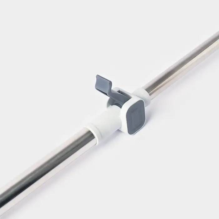 Оконная швабра с креплением на карманы 30&times;8 см, длина 103-145 см, 2 насадки, 45+180 поворот