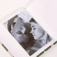 Фотоальбом на 100 фото 10х15 см "Листья зелёные" текстиль 5х12,5х16,5 см