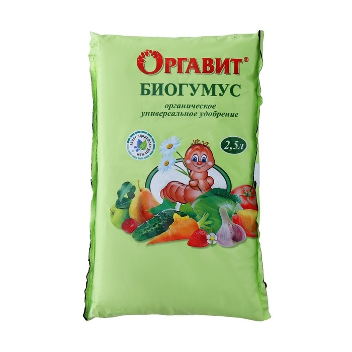 Органическое удобрение Оргавит Биогумус 2,5 л Органическое удобрение Оргавит Биогумус 2,5 л