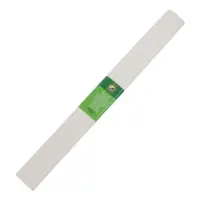 Бумага крепированная 50&times;200 см, в рулоне, 32 г/м&sup2;, белый