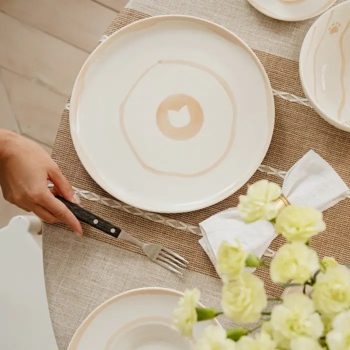 Тарелка SL Home &laquo;Гато&raquo;, d=28 см, фарфор, белая