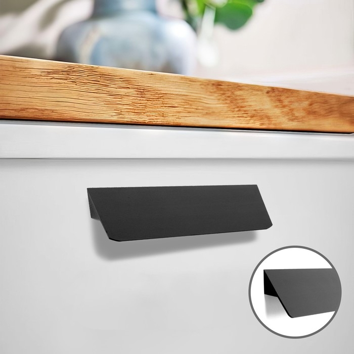 Ручка-скоба CAPPIO RSC031, м/о 96 мм, цвет черный Ручка-скоба CAPPIO RSC031, м/о 96 мм, цвет черный