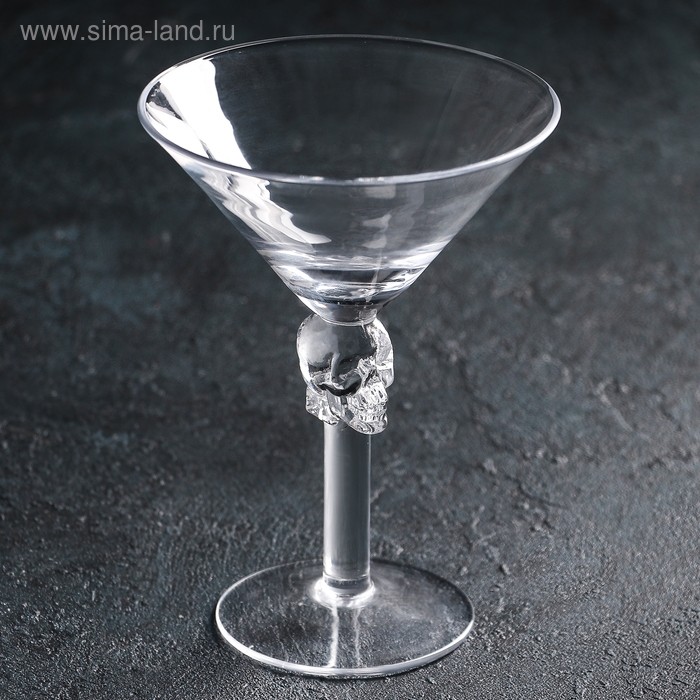 Бокал из стекла «Череп. Хэллоуин», 200 мл, 12×17 см Бокал из стекла «Череп. Хэллоуин», 200 мл, 12×17 см