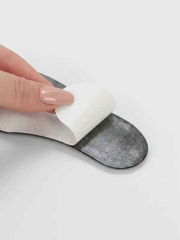 Пяткоудерживатели для обуви, на клеевой основе, пара, чёрные