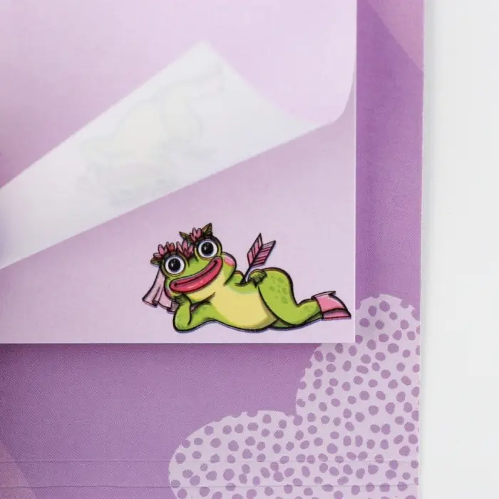 Блок для записей с отрывными листами, 50 л &laquo;Лягушка&raquo;