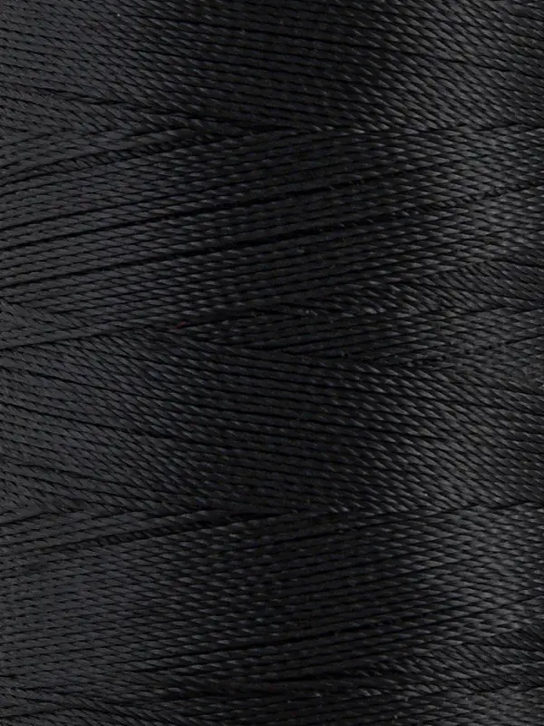 Нитки обувные, 500D/3, 600 м, чёрные