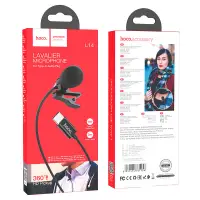 Мини микрофон Type-C L-14 HOCO черный