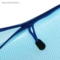 Папка-конверт на молнии А4, Calligrata &laquo;Клеточка&raquo;, МИКС