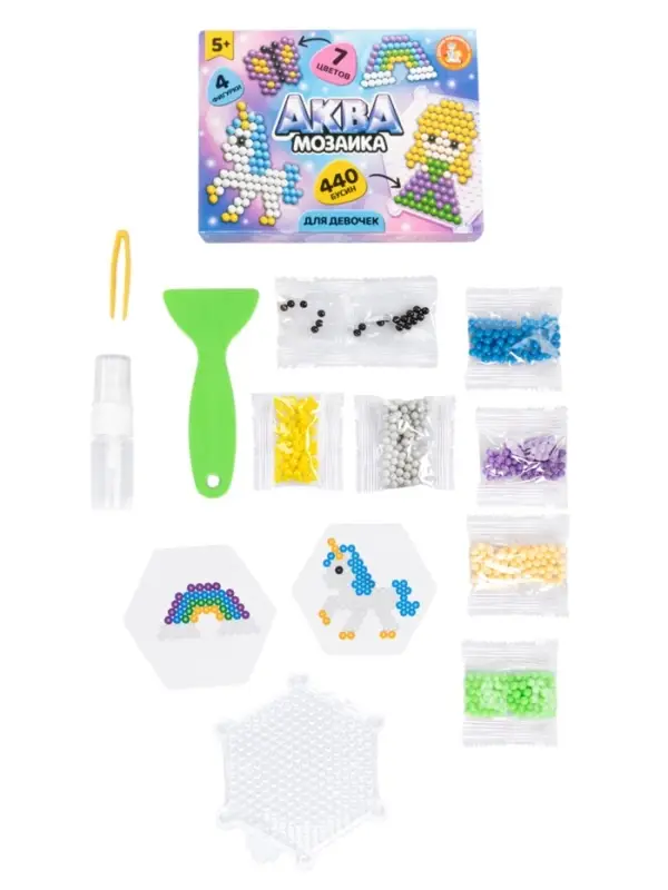 Аквамозаика "Для девочек" 7 цв/290 эл