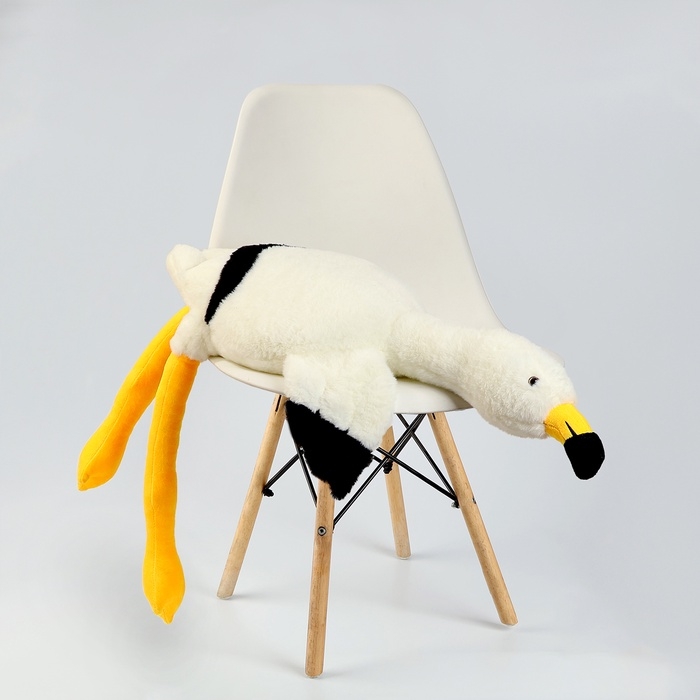 Мягкая игрушка «Фламинго», 90 см, цвет белый