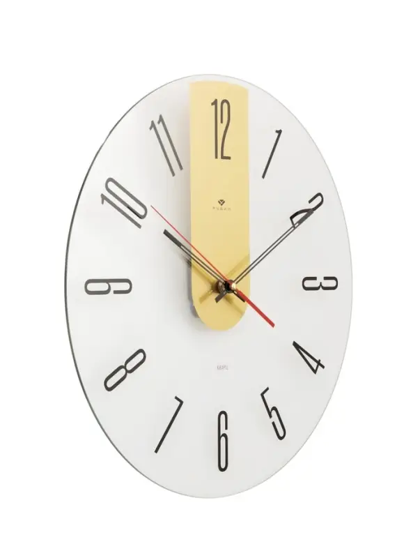 Часы настенные интерьерные &laquo;Стиль со вставкой&raquo;, бесшумные, плавный ход, d=39 см