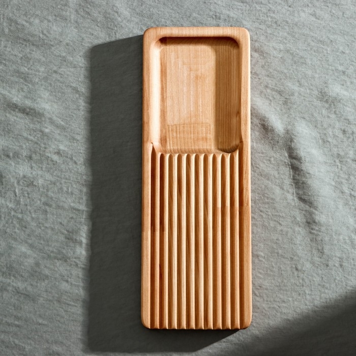 Доска разделочная для подачи и сервировки с менажницей Adelica, 28×10×1,8 см, берёза Доска разделочная для подачи и сервировки с менажницей Adelica, 28×10×1,8 см, берёза