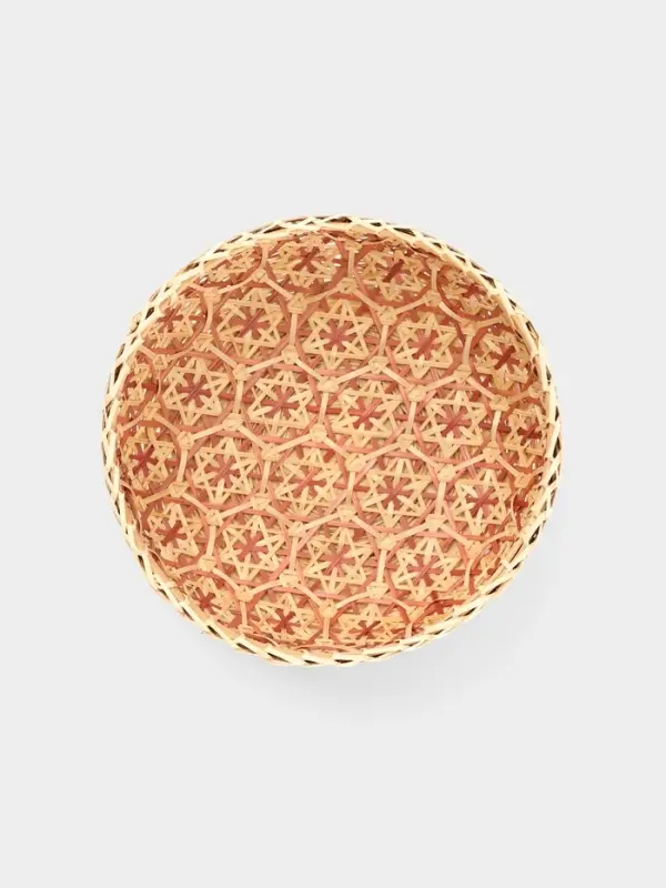 Фруктовница бамбуковая, 19 см