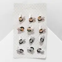 Брошь &laquo;Цветок&raquo; подснежник с завитком, цвет МИКС (неделимая фасовка 12 шт., цена за шт.)