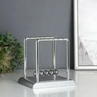 Маятник настольный антистресс &laquo;Шары Ньютона&raquo;, под серебро, 14&times;13.5&times;11.5 см