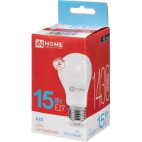 Лампа светодиодная LED-A60-VC 15Вт 230В Е27 6500К IN HOME