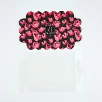 Коробка для кондитерских изделий с пластиковой крышкой &laquo;8 Марта&raquo;, 10.5&times;21&times;3 см