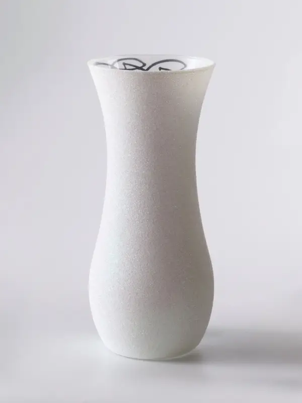 Ваза &laquo;Сфера&raquo;, h=26 см, стекло, белая