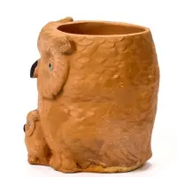 Декоративное кашпо для цветов &laquo;Сова с совёнком&raquo;, 200 мл, 8&times;8&times;9 см, гипс