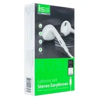Гарнитура Lightning Epods ISA (работает через Bluetooth) белые