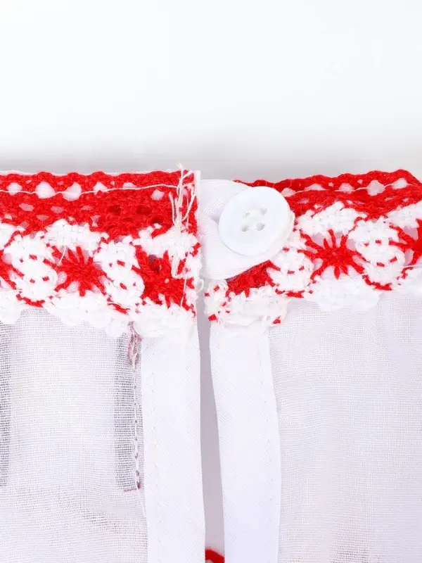 Карнавальный набор "Милая Настенька" рост 110-116, красный