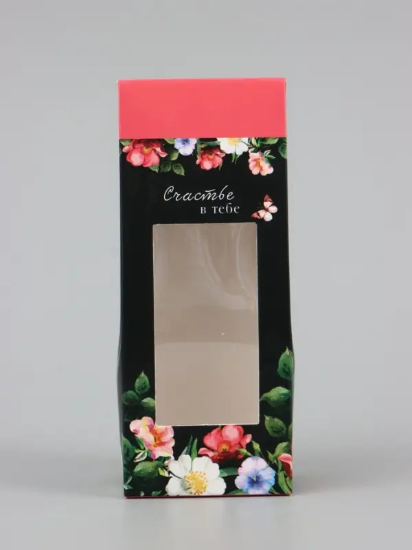 Коробка складная &laquo;Счастье внутри&raquo;, 5.7 х 14.5 х 3.5 см