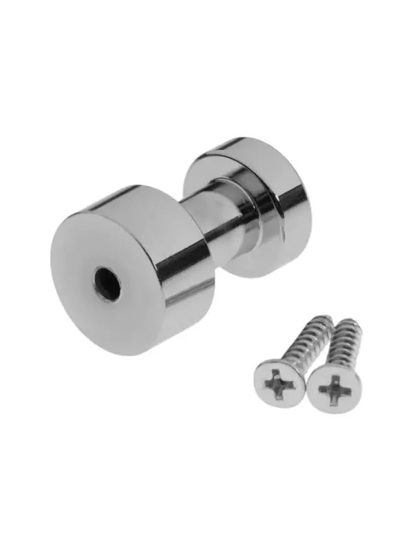 Крючки мебельные CAPPIO TKD033, однорожковый, цвет хром, набор 2 шт