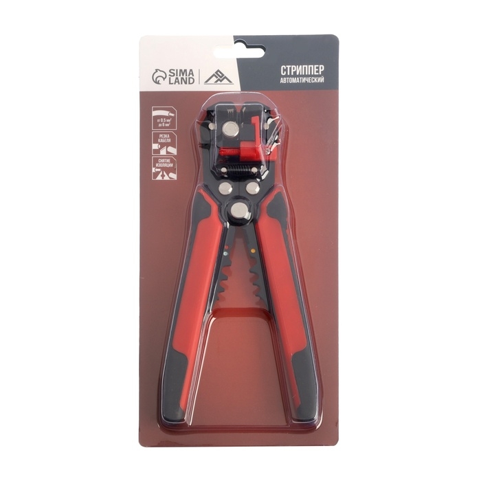 Стриппер ЛОМ, автоматический, для зачистки проводов 0.5-6 мм2, обжим наконечников Стриппер ЛОМ, автоматический, для зачистки проводов 0.5-6 мм2, обжим наконечников