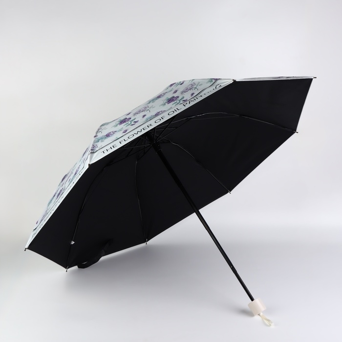Зонт механический «The flower», эпонж, 4 сложения, 8 спиц, R = 48/56 см, D = 112 см, цвет МИКС Зонт механический «The flower», эпонж, 4 сложения, 8 спиц, R = 48/56 см, D = 112 см, цвет МИКС