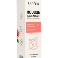 Пенка для умывания  с щеточкой с экстрактом розы, 120 мл