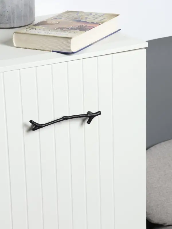 Ручка-скоба CAPPIO RSC009 &laquo;Ветка&raquo;, м/о 128 мм, цвет черный