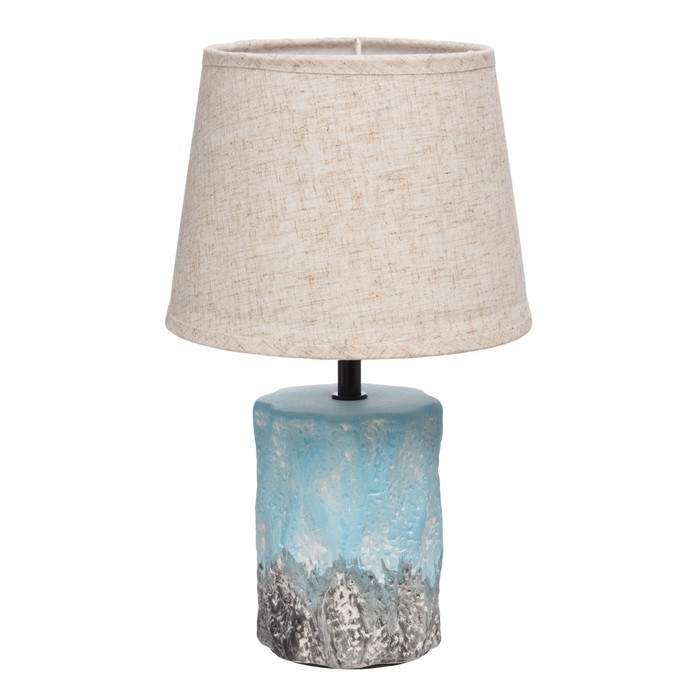Настольная лампа Настольная лампа "Аманда" Е27 40Вт серо-голубой 20х20х33 см