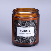 Свеча ароматическая в банке "MADRID", кедр, мускус, 250 г