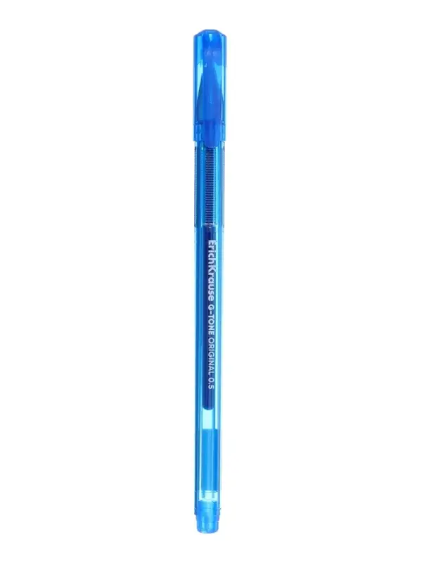 Ручка гелевая ErichKrause G-Tone Stick Original, узел 0.5 мм, синяя