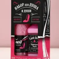 Набор "Коктейль для душа и души", гель для душа во флаконе виски женский и кола,2х250 мл