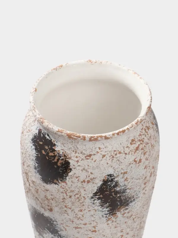 Ваза для цветов &laquo;Дези&raquo;, 25&times;12 см, керамика, бело-коричневая