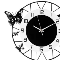 Часы настенные интерьерные &laquo;Бабочки&raquo;, с маятником, плавный ход, 35&times;51 см