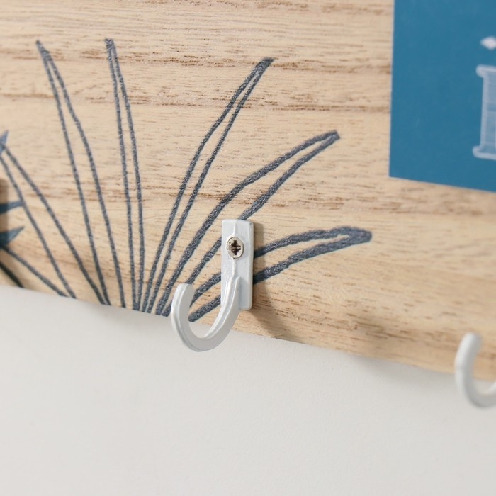 Крючки декоративные дерево Крючки декоративные дерево "Добро пожаловать домой. Растения" 34х10,8 см