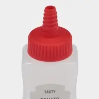 Бутылки для соуса &laquo;Мини&raquo;, набор 2 шт., 24 мл, 7.3&times;3&times;2.2 см, пластик, прозрачные, наклейка МИКС